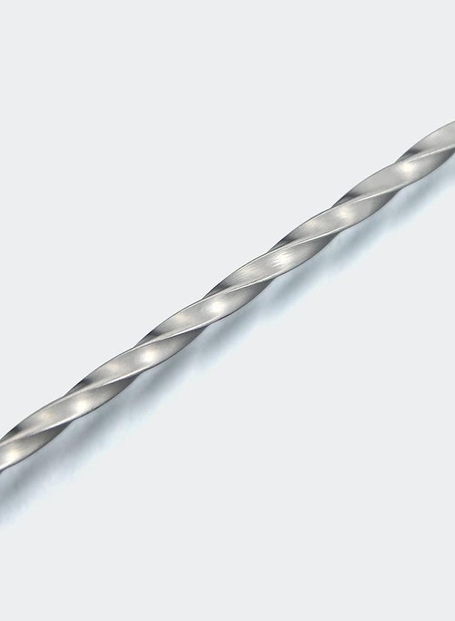 ProKitchen.Homes ProKitchen Teardrop Bar Spoon, Twisted Design Bar Spoon, Stainless Steel Silver Professional Barware for Stirring Cocktails, Mixing Drinks and Beverages, Ideal for Home Bars and Professional Use 40 CM - Image 5
